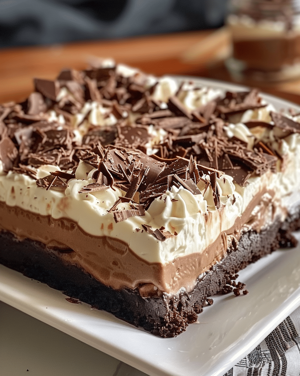 Brownie Refrigerator Cake (1)