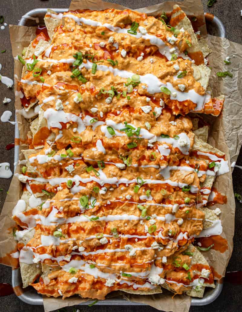 Buffalo Chicken Nachos (4)