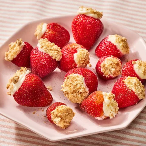 Cheesecake Stuffed Strawberries (2)