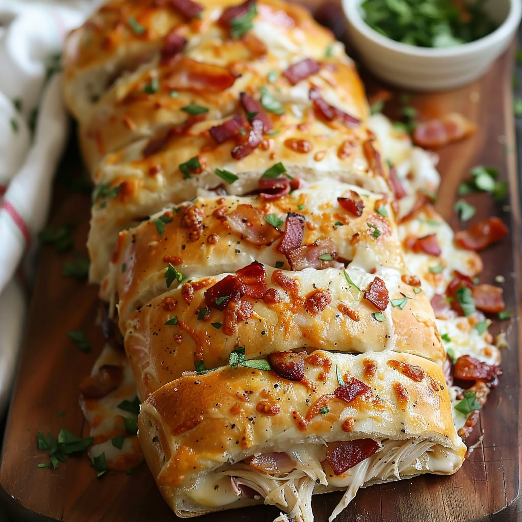 Chicken Bacon Ranch Stromboli Recipe (1)
