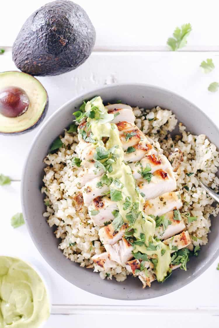 Cilantro Lime Chicken Bowls (2)