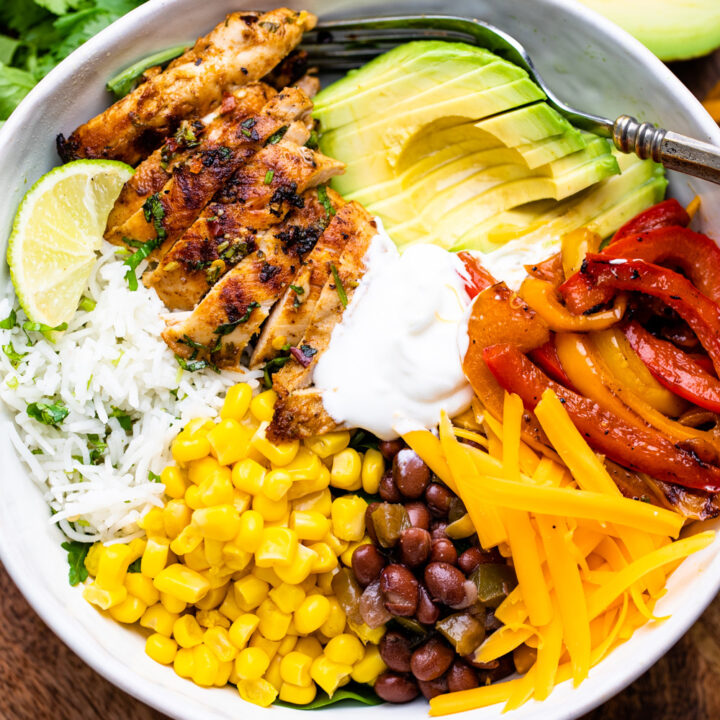 Cilantro Lime Chicken Bowls (4)