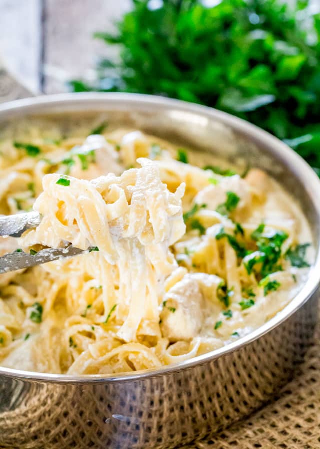 Creamy Chicken Alfredo Pasta (2)