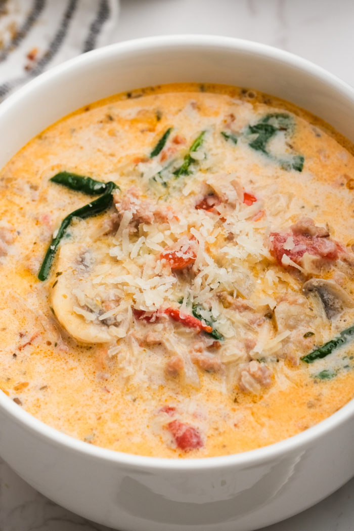 Creamy Parmesan Italian Sausage Soup (3)