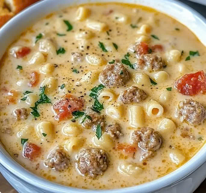 Creamy Parmesan Italian Sausage Soup 4