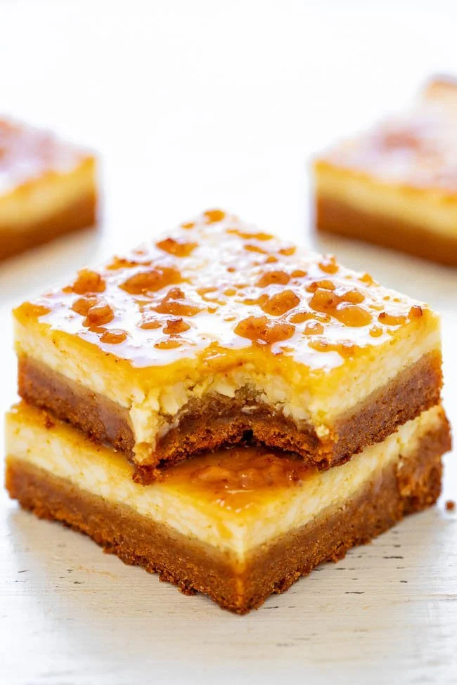 Crème Brûlée Cheesecake Bars (3)