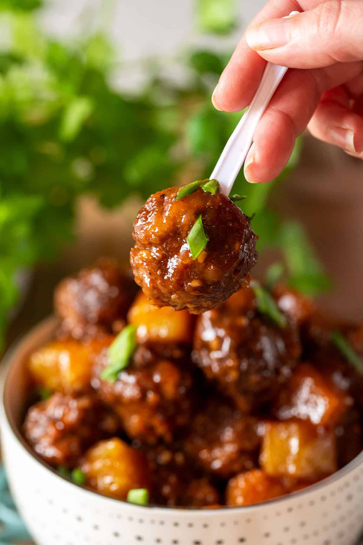 Crock Pot Hawaiian Meatballs (2)