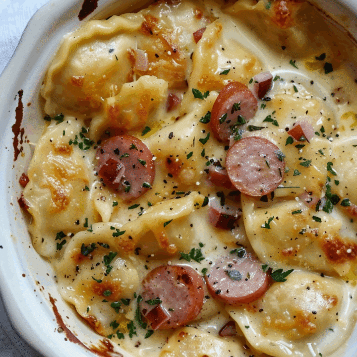 Crockpot-pierogi-casserole-with-kielbasa-4