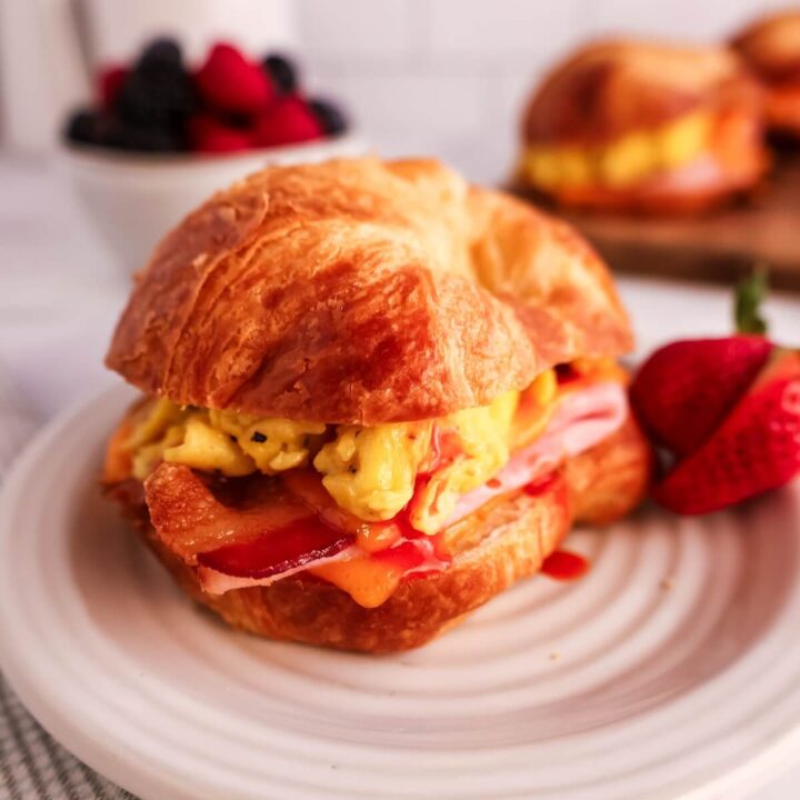 Croissant Breakfast Sandwiches (2)
