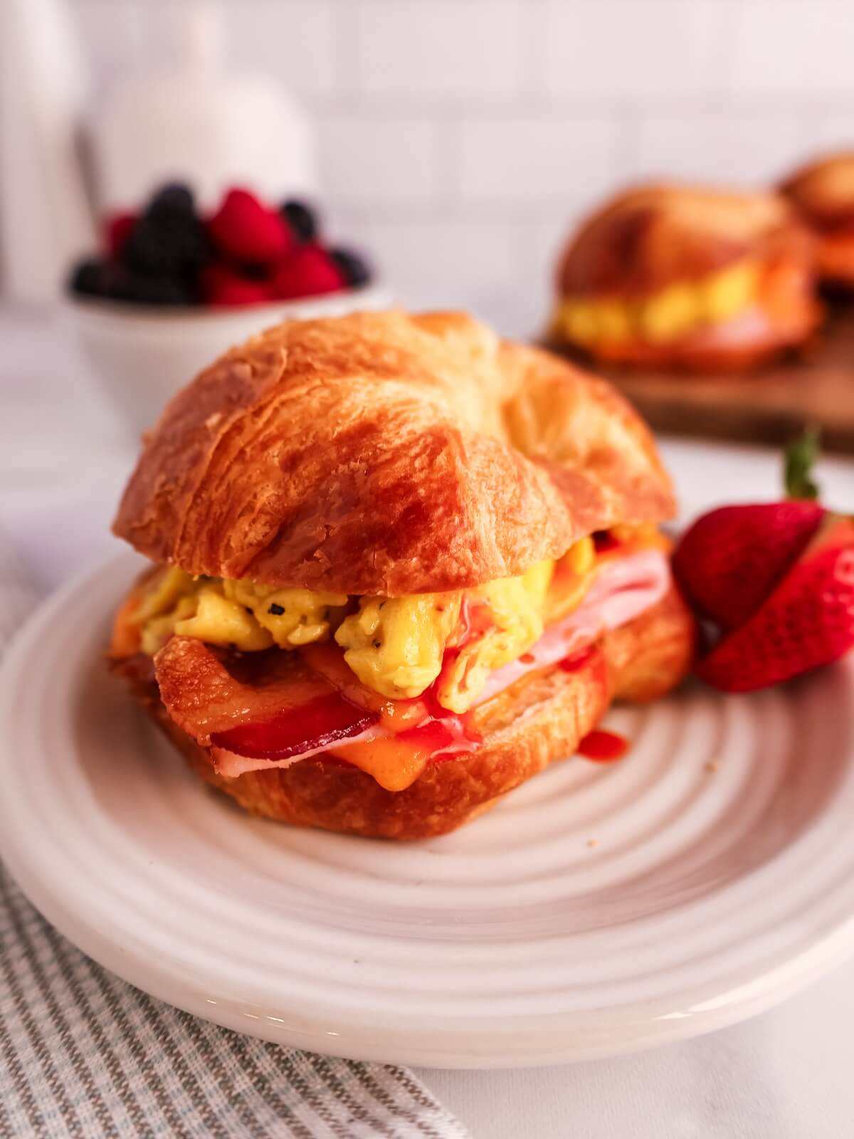 Croissant Breakfast Sandwiches (2)