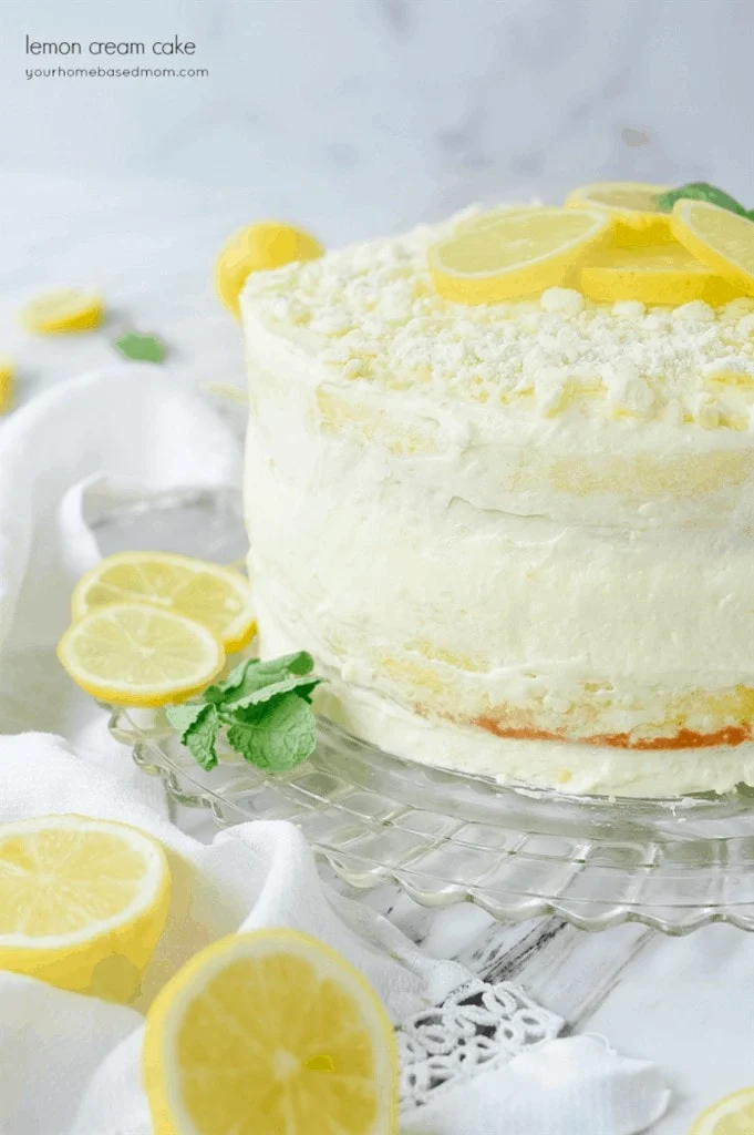 Italian Lemon Cream Cake (2)
