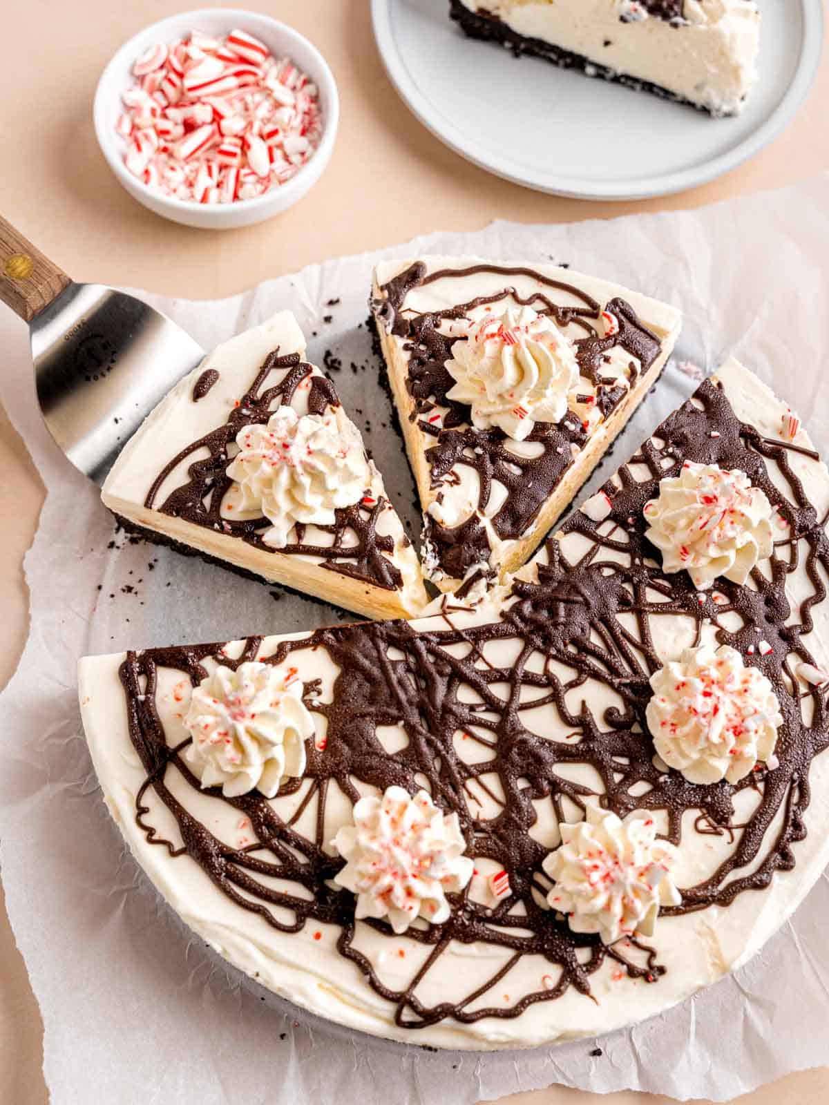 No-bake Peppermint Cheesecake (3)