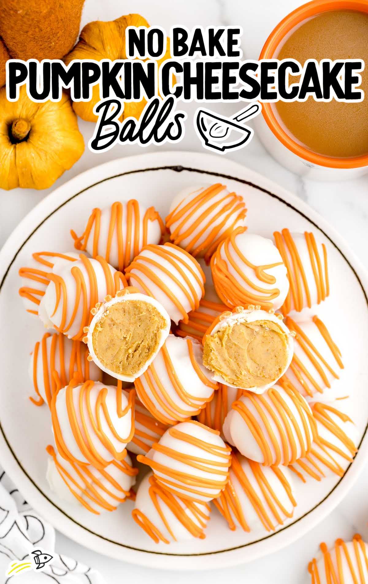 No Bake Pumpkin Cheesecake Balls (3)