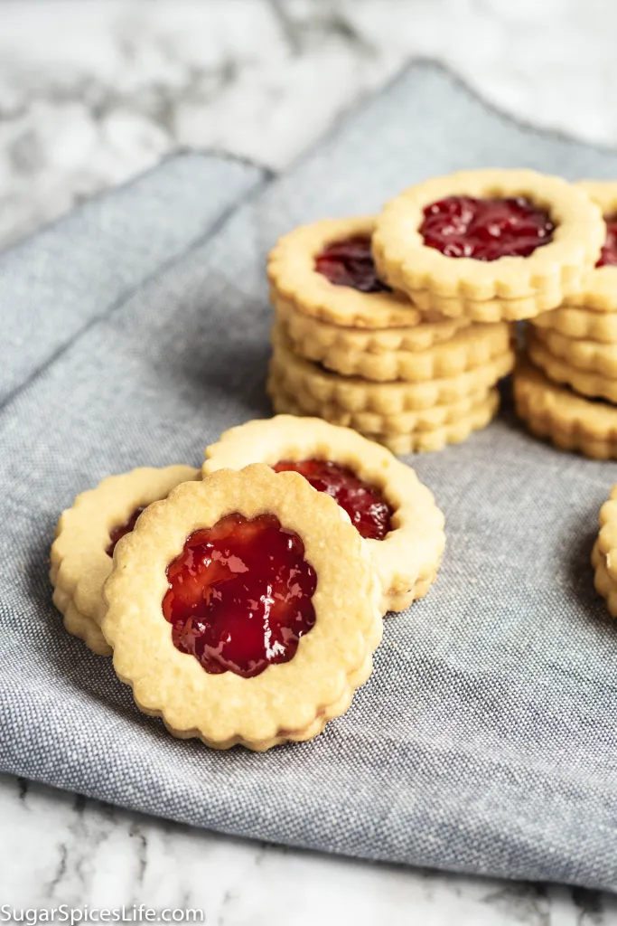 Raspberry Almond Snowball Cookies (1)