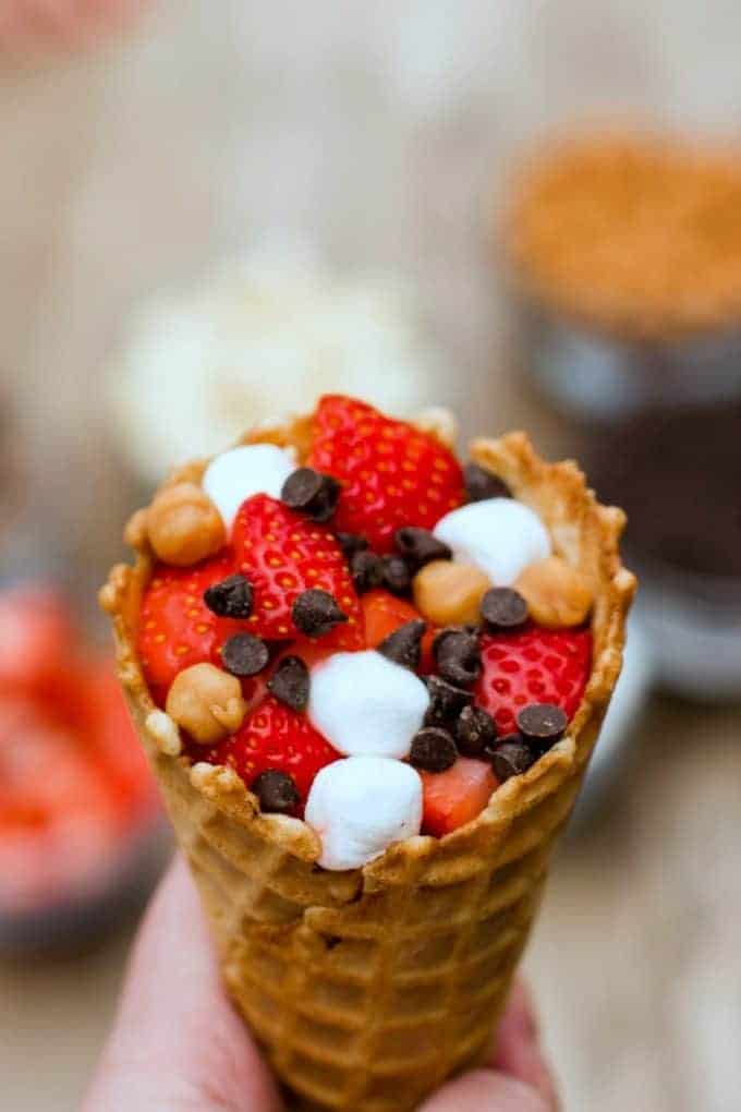 S'mores Campfire Cones (1)
