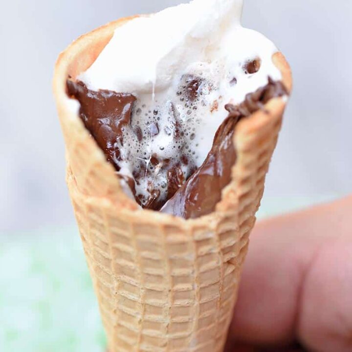 S'mores Campfire Cones (4)