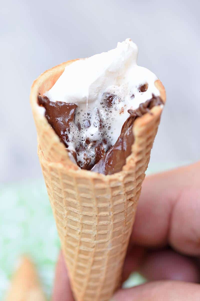 S'mores Campfire Cones (4)