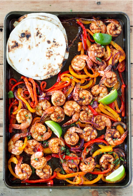 Sheet Pan Shrimp Fajitas (4)