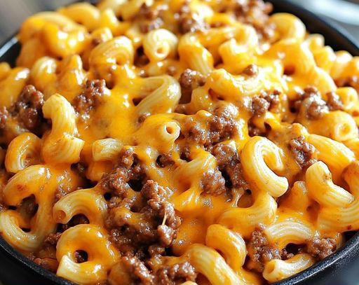 Cheesy Sloppy Cheeseburger Pasta (1)