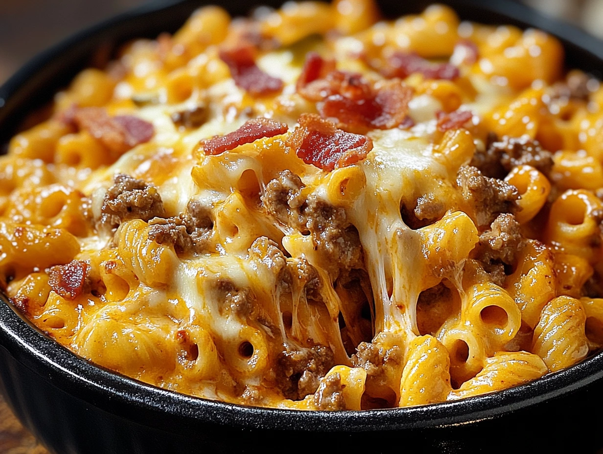 Cheesy Sloppy Cheeseburger Pasta (1)