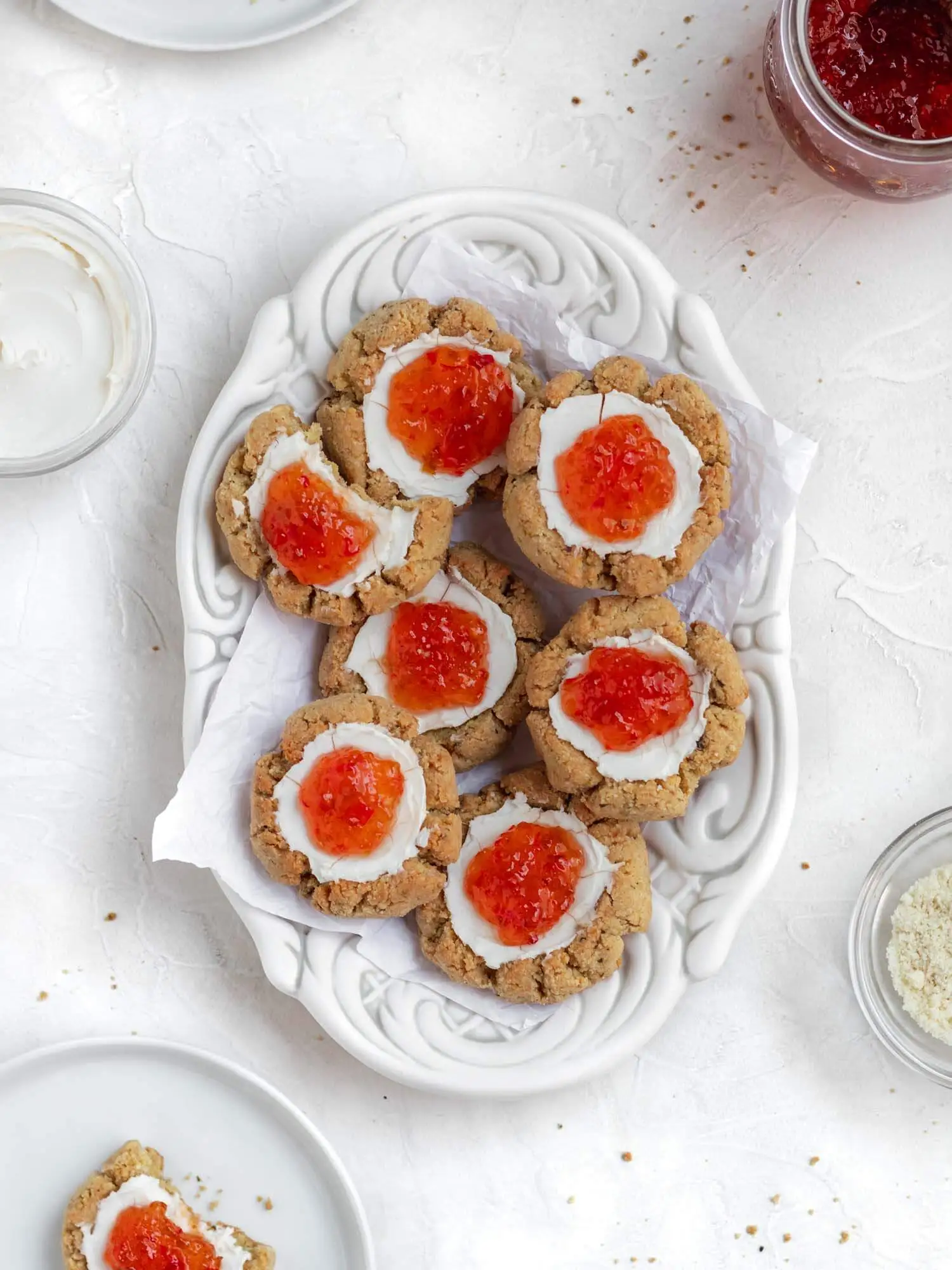 Cheesy Thumbprints With Pepper Jelly (4)