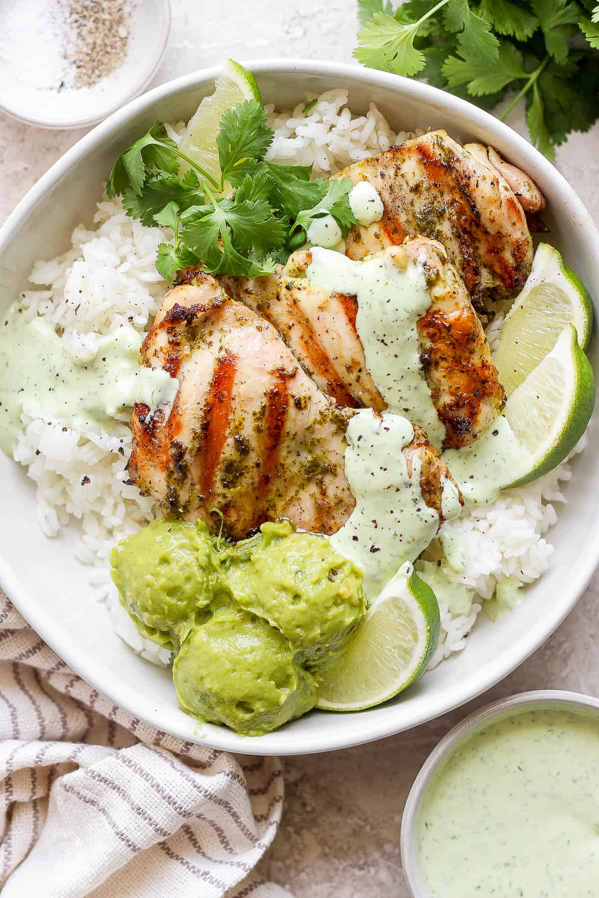 Cilantro Lime Chicken Rice Bowls (1)