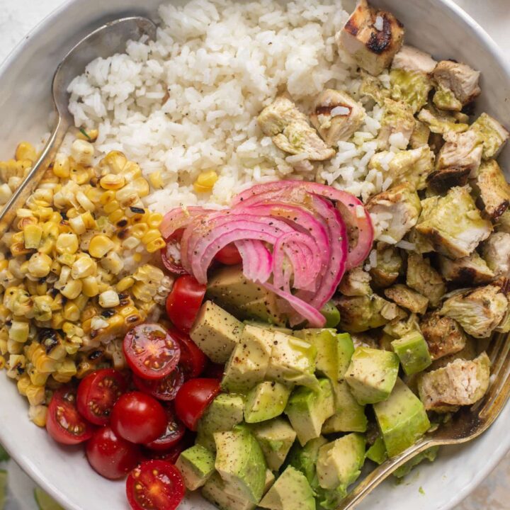 Cilantro Lime Chicken Rice Bowls (2)