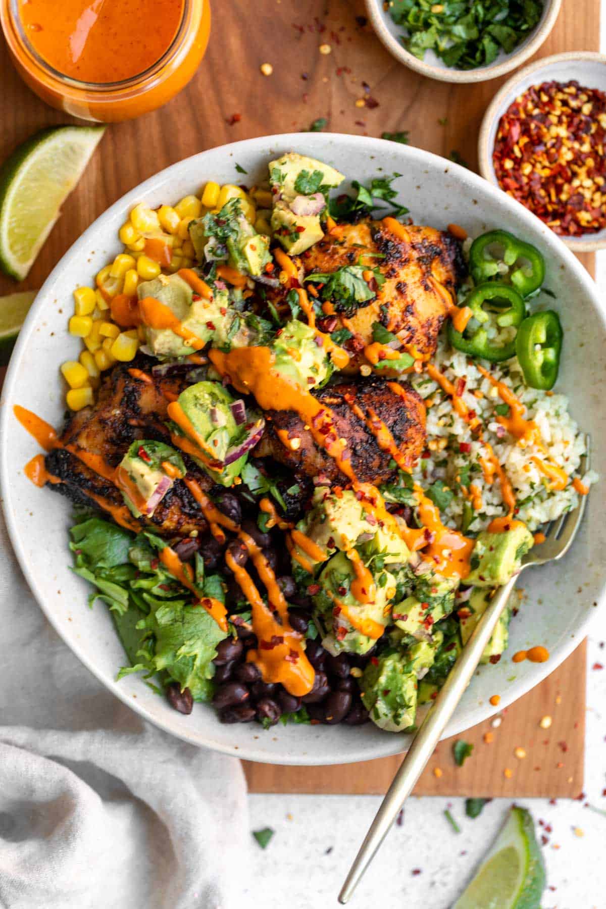 Cilantro Lime Chicken Rice Bowls (3)