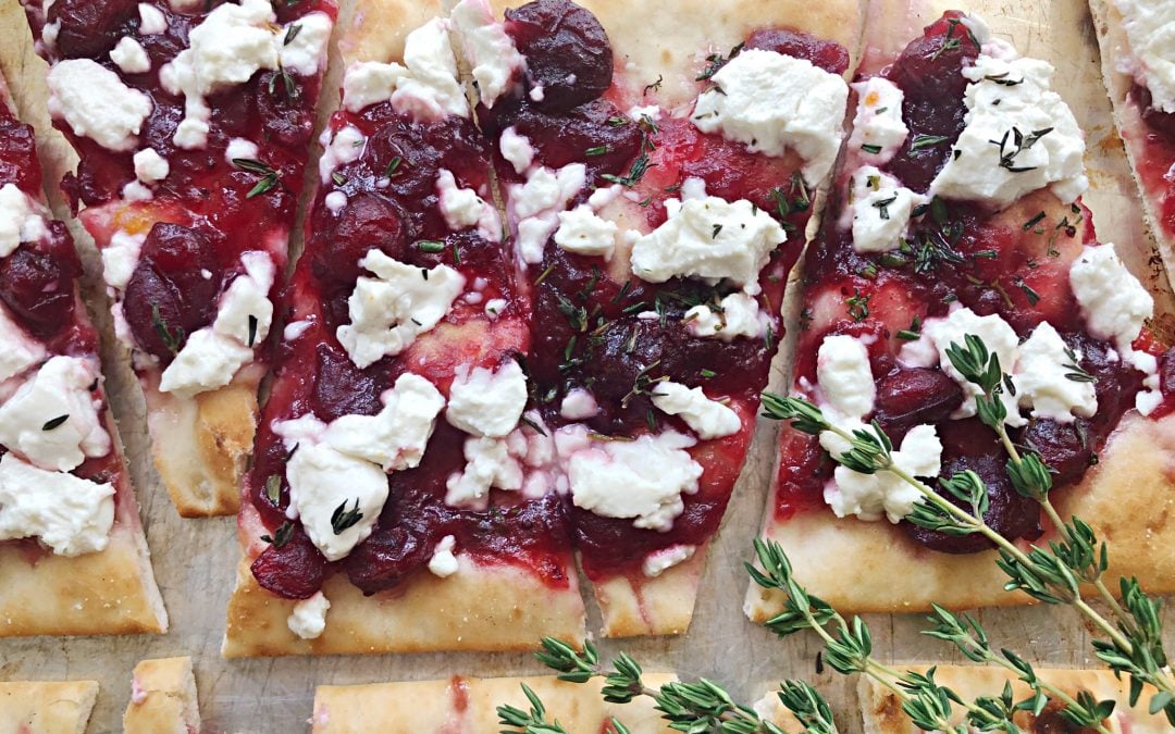 Cranberry Flatbread Pizza With Goat Cheese (4)
