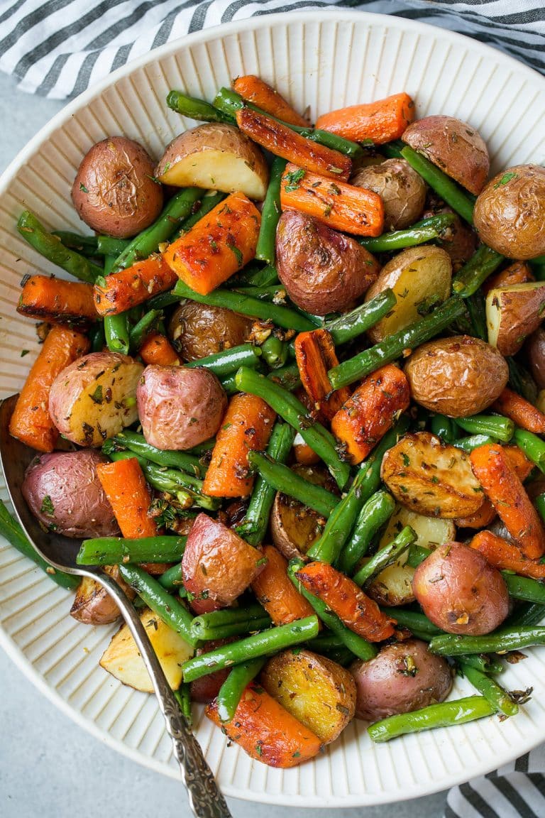 Garlic Herb Oven Roasted Vegetables (2)