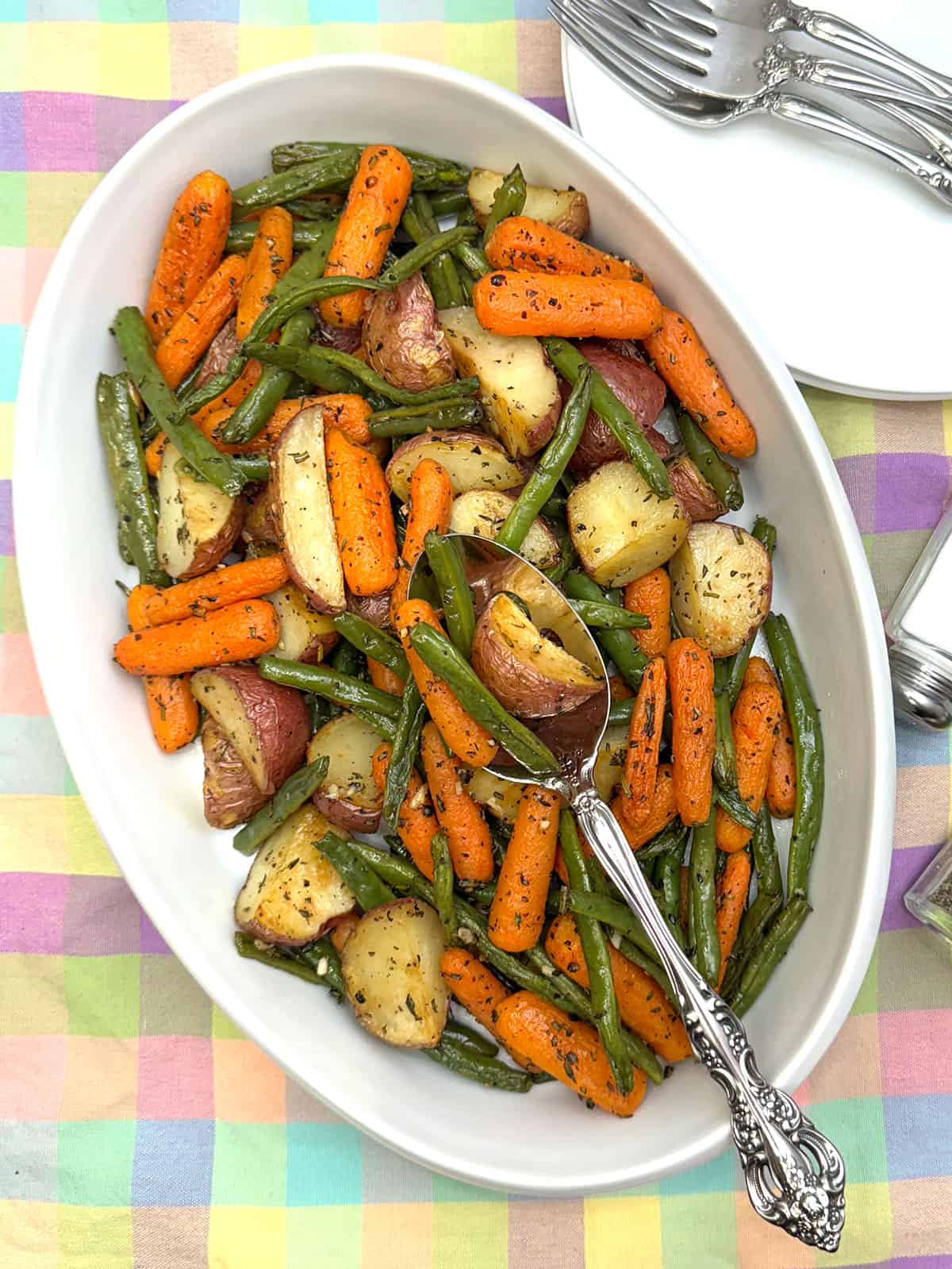 Garlic Herb Oven Roasted Vegetables (4)