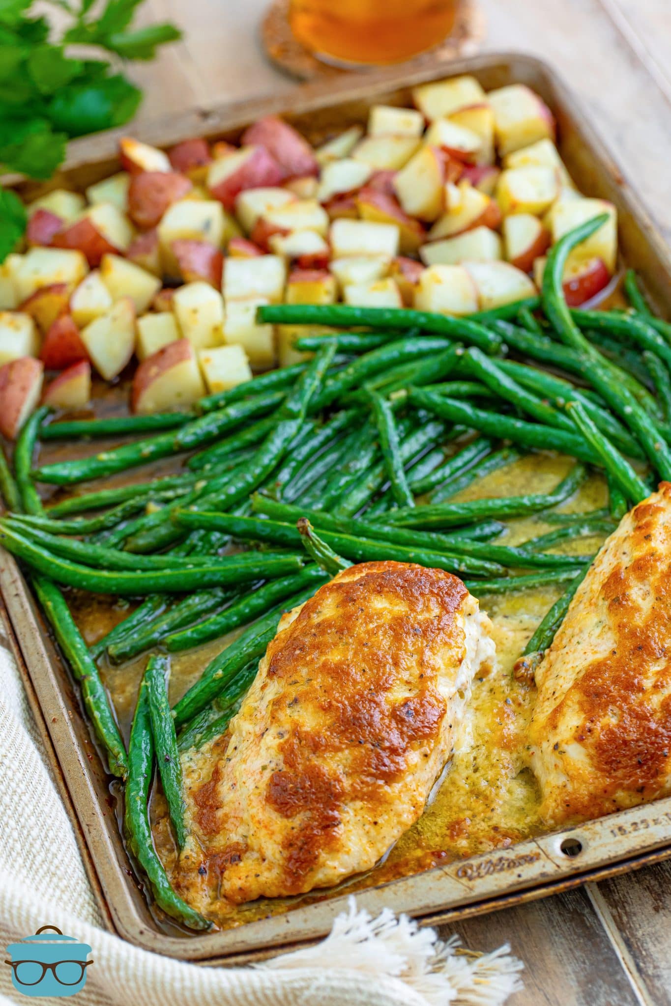 Garlic Parmesan Sheet Pan Chicken And Veggies (2)