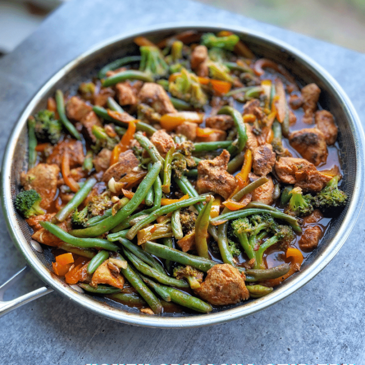 Honey Sriracha Chicken Stir Fry (1)