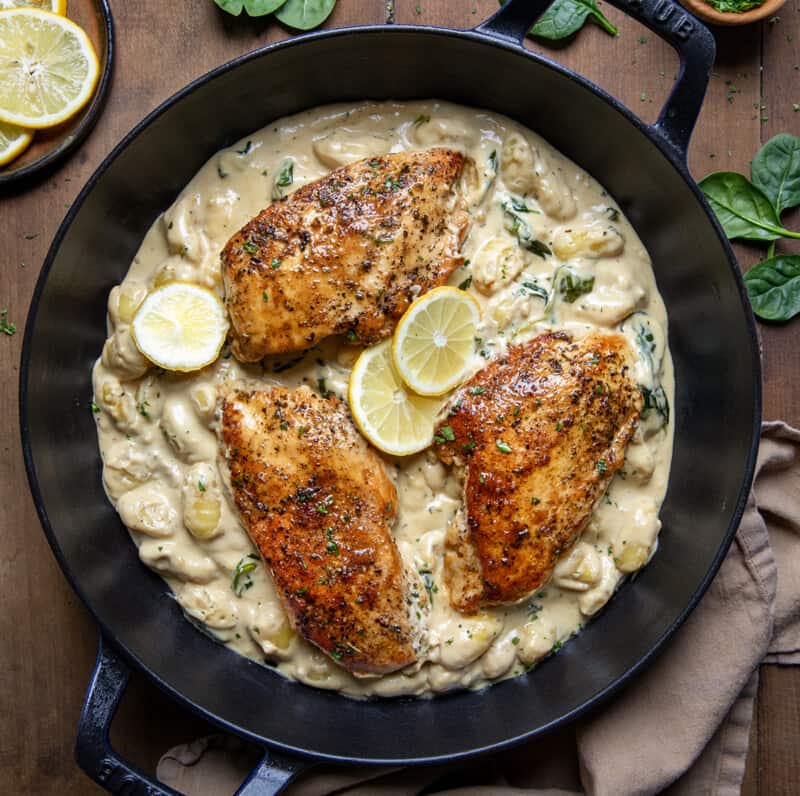 One-pan Lemon Gnocchi Chicken (2)