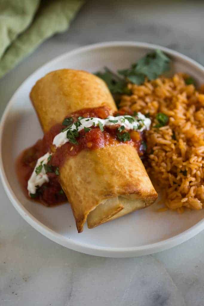 Crispy Chicken Chimichangas (1)