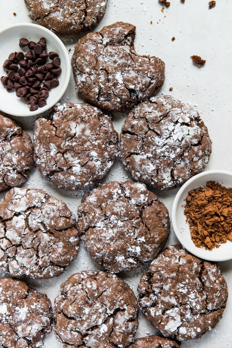 Double Chocolate Crinkle Cookies (3)